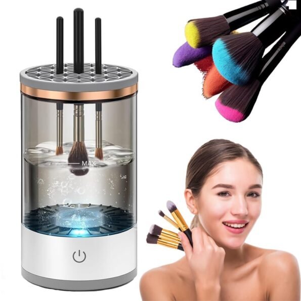 Automatic Makeup Brush Cleaner Machine with USB Cable